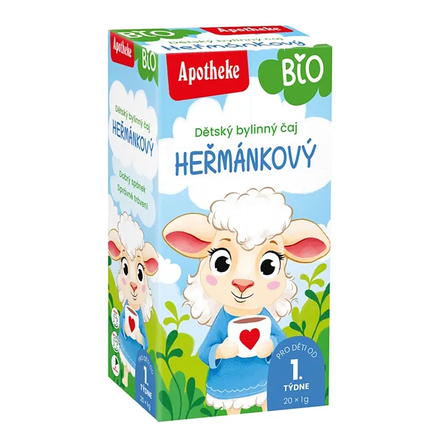 APOTHEKE Dětský čaj BIO heřmánkový 20 sáčků
