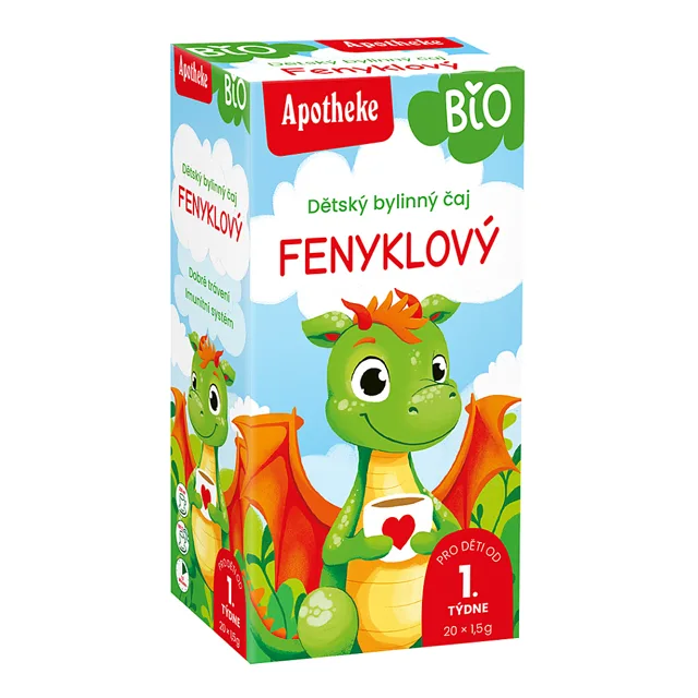 APOTHEKE Dětský čaj fenyklový BIO 20 sáčků