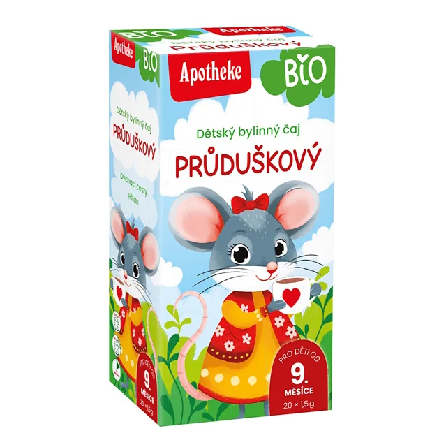 APOTHEKE Dětský čaj průduškový 20 sáčků BIO