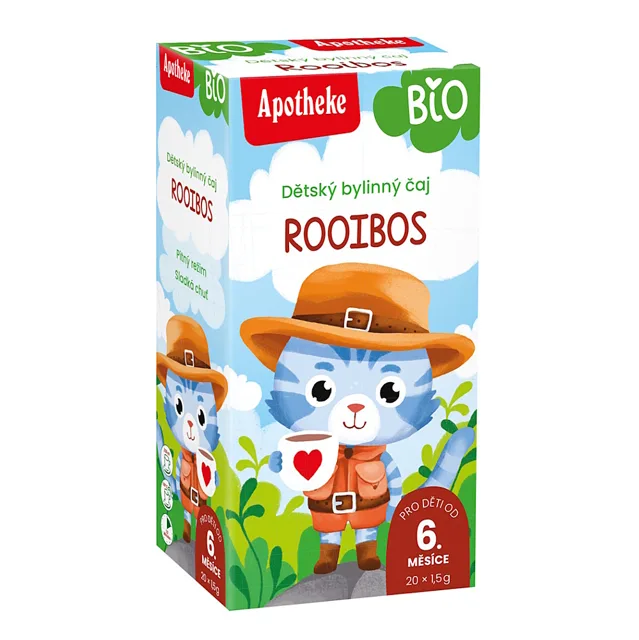 APOTHEKE Dětský čaj Rooibos BIO 20x1,5 g