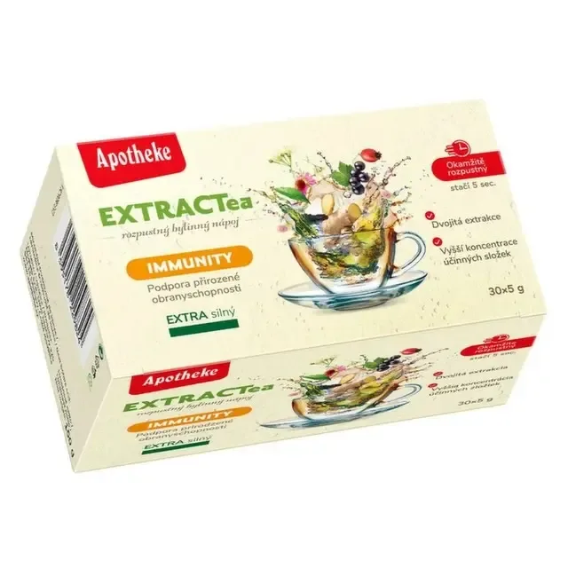 Apotheke EXTRACTea Immunity bylinný nápoj 30 x 5 g
