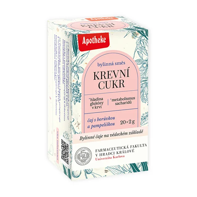 APOTHEKE Faf uk krevní cukr čaj 20 sáčků