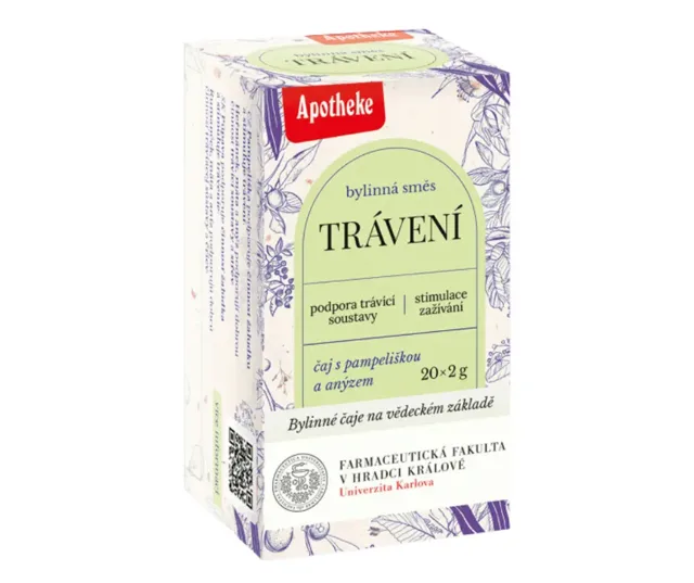 Apotheke Farmaceutická fakulta Univerzita Karlova Trávení čaj 20x2g