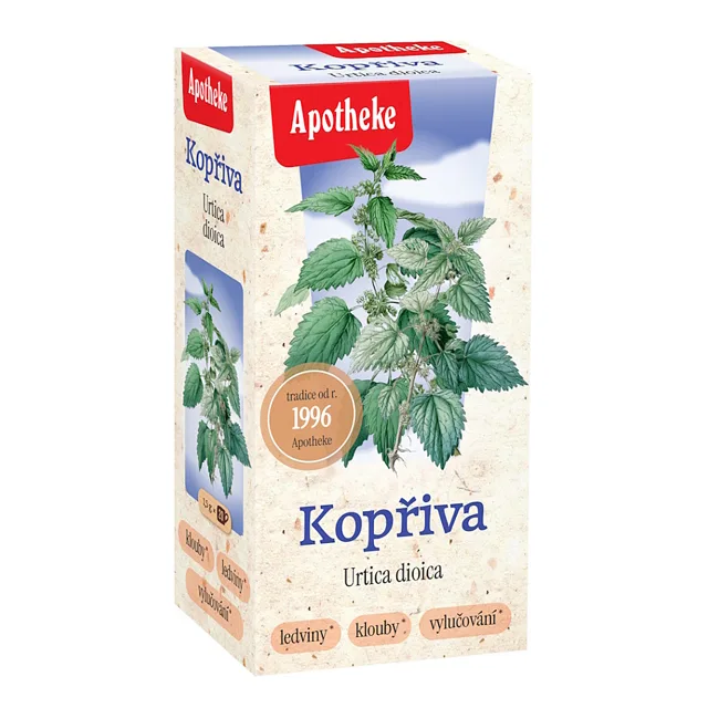 APOTHEKE Kopřiva dvoudomá čaj 20 sáčků