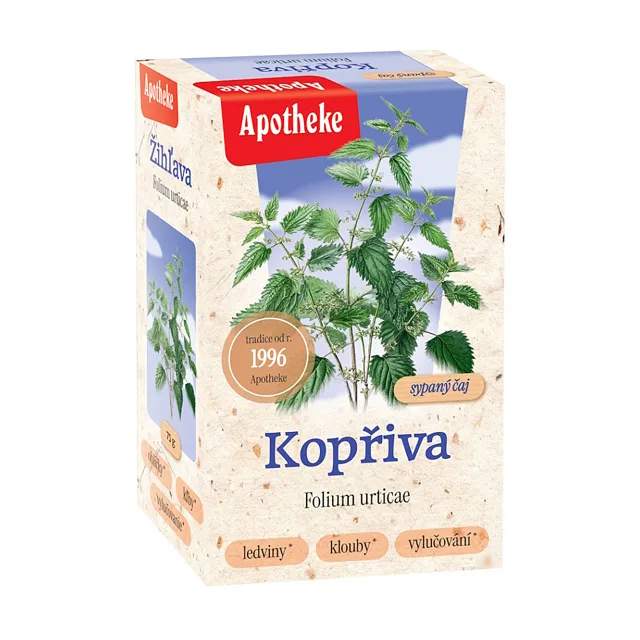 APOTHEKE Kopřiva dvoudomá list sypaný čaj 75 g