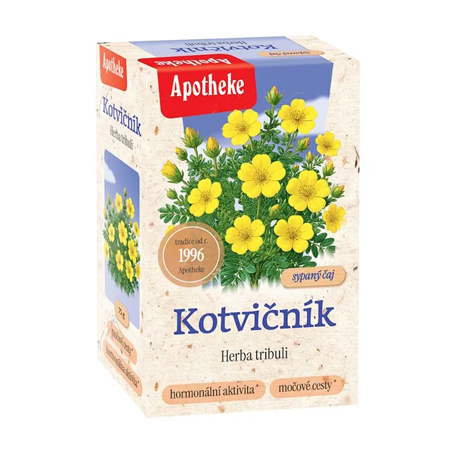 APOTHEKE Kotvičník zemní nať sypaný čaj 75 g