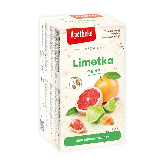 APOTHEKE Limetka a grep 20 sáčků
