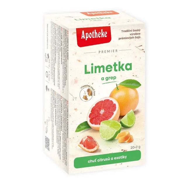 Apotheke Limetka a grep čaj 20 x 2 g