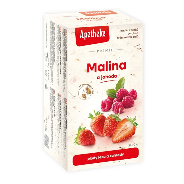 Apotheke malina a jahoda 20x2g