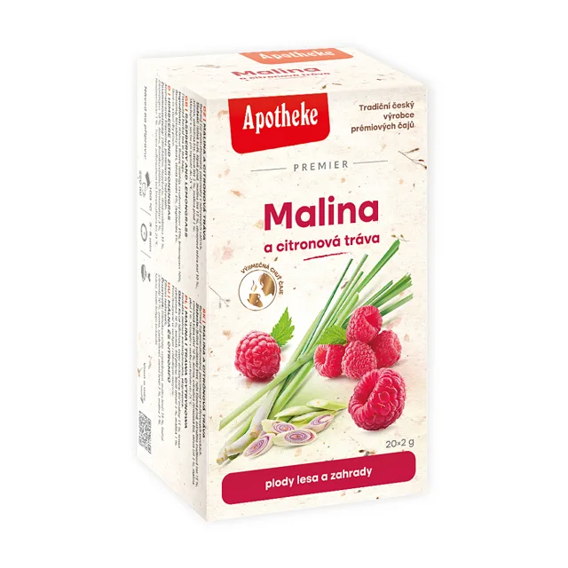 APOTHEKE Malina s citronovou trávou 20 sáčků