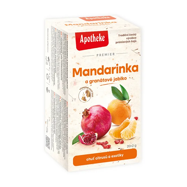 APOTHEKE Mandarinka + granátové jablko čaj 20x2 g