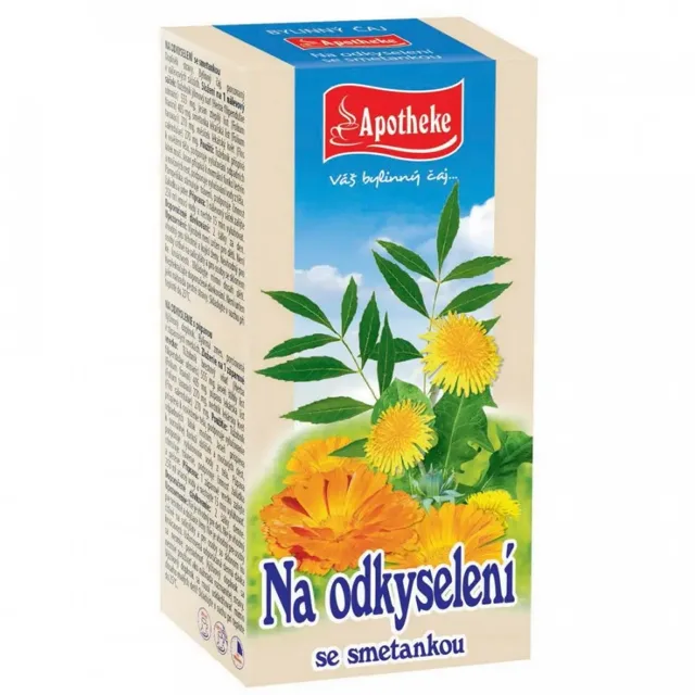 Apotheke Na odkyselení se smetankou 20 x 1,5 g