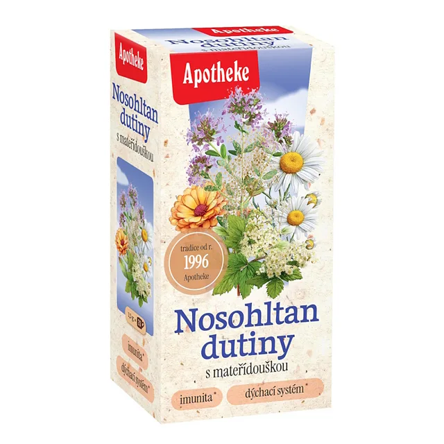 APOTHEKE Nosohltan a dutiny čaj 20x 1,5 g sáčků