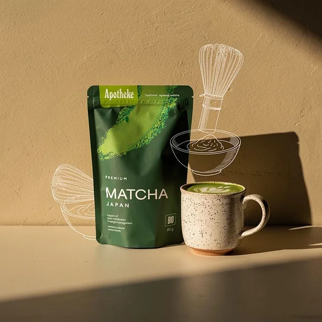 APOTHEKE Organic matcha BIO 80 g