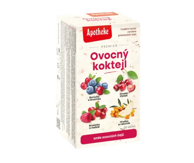 Apotheke Ovocný koktejl 4v1 20 x 2 g