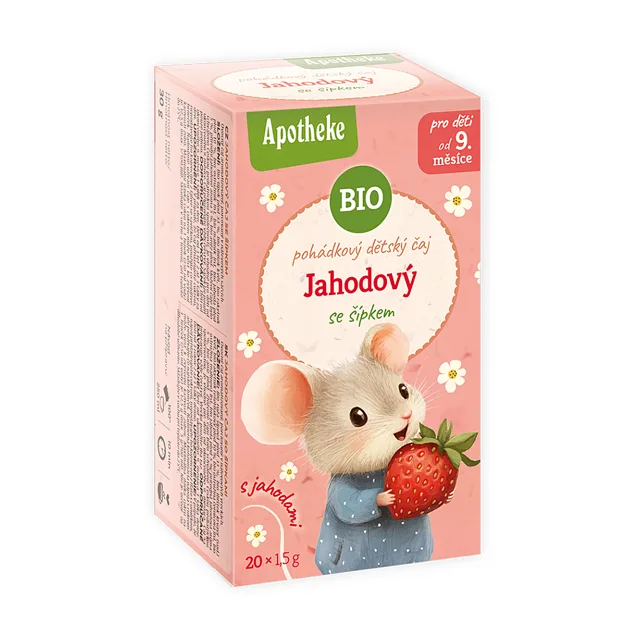 APOTHEKE Pohádkový dětský čaj jahodový BIO 20 sáčků