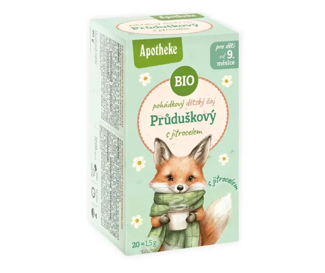 Apotheke Pohádkový dětský čaj Průduškový BIO 20 x 1.5g
