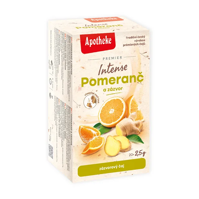 APOTHEKE Premier intense čaj pomeranč a zázvor 20 sáčků