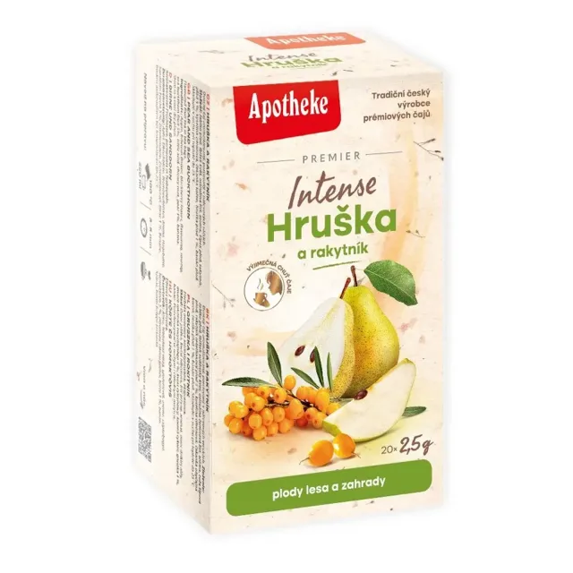Apotheke Premier Intense Hruška a rakytník čaj 20 x 2.5 g