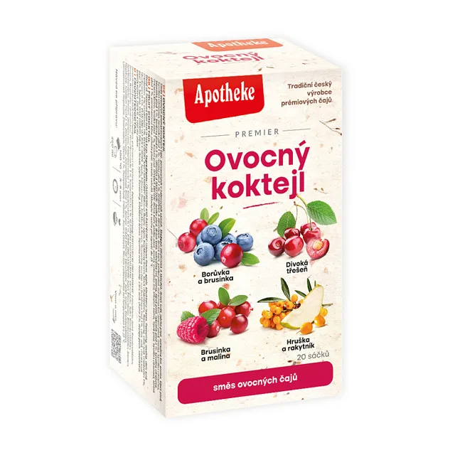 APOTHEKE Premier ovocný koktejl směs čajů 20 sáčků