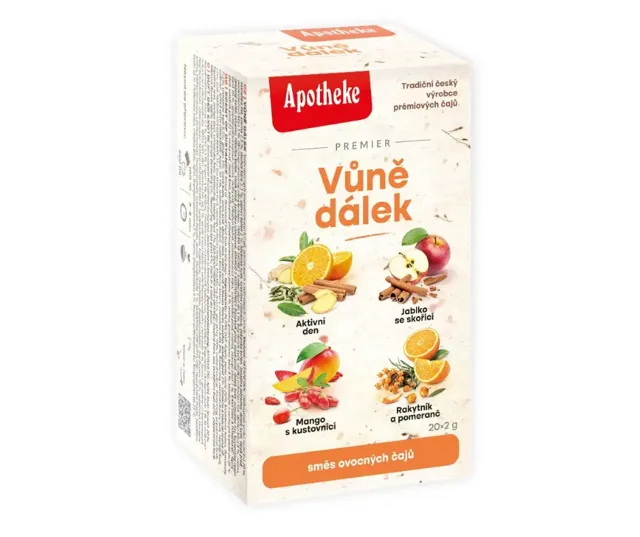 Apotheke Premier Vůně dálek ovocné čaje 20 x 2 g