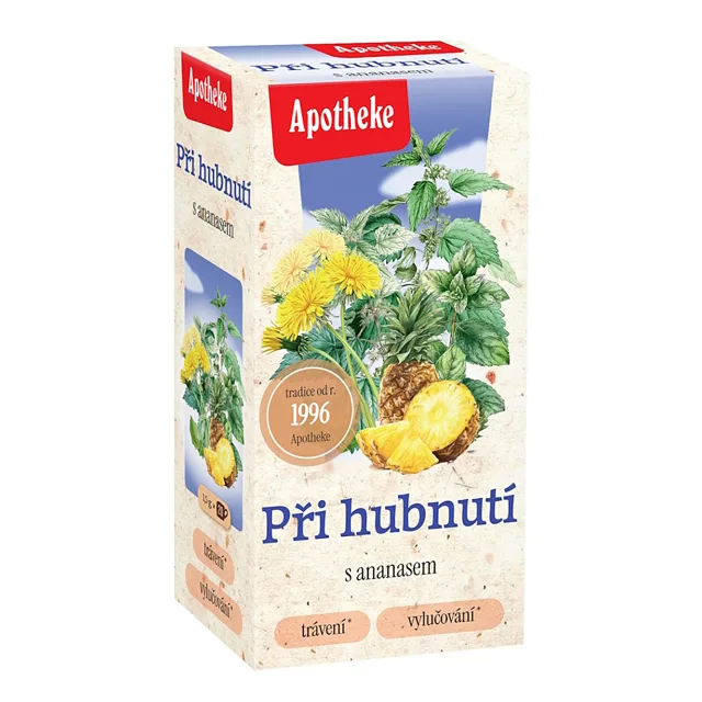 APOTHEKE Při hubnutí s ananasem čaj 20 sáčků