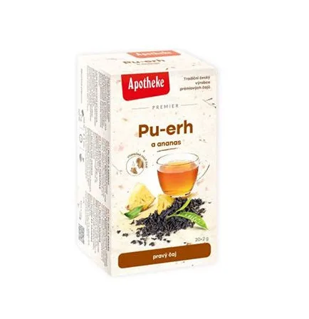 Apotheke Pu-erh a ananas porcovaný čaj 20x2 g
