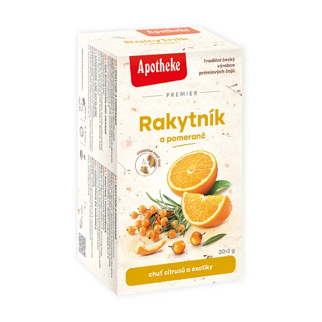 APOTHEKE Rakytník a pomeranč 20x2g