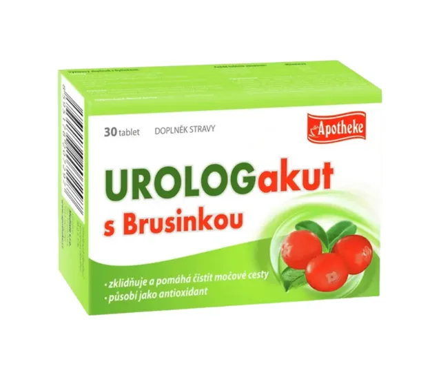 Apotheke Urologakut s brusinkou 30 tablet