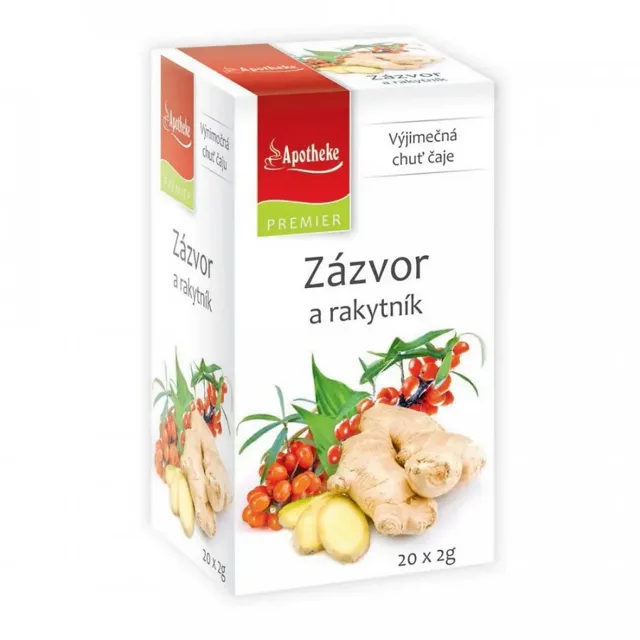 Apotheke Zázvor a rakytník 20 x 2 g