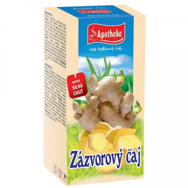 Apotheke zázvorový čaj 20 x 1,5 g