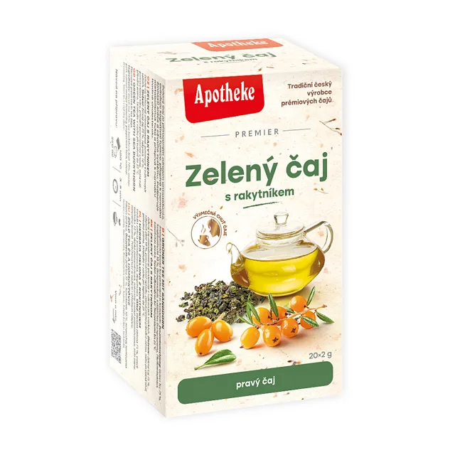 APOTHEKE Zelený čaj s rakytníkem 20 sáčků