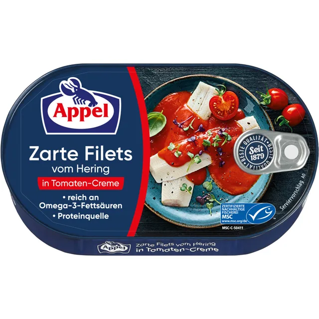 APPEL Filety ze sleďů v rajčatové omáčce 200 g