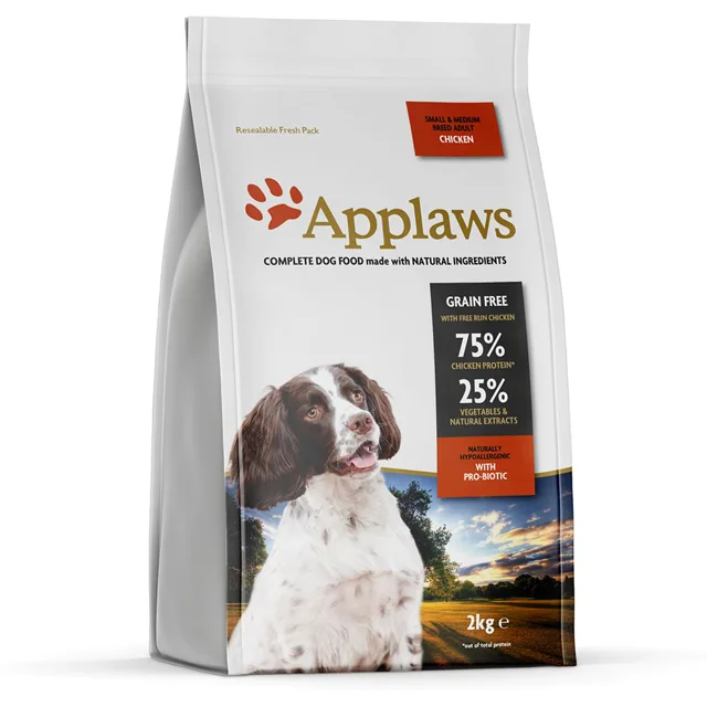 Applaws Adult Small & Medium Breed Chicken - 2 x 2 kg