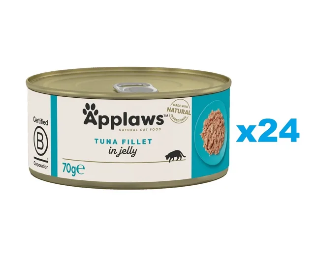 APPLAWS Cat Adult Jelly Tuňák v želé 24x70g