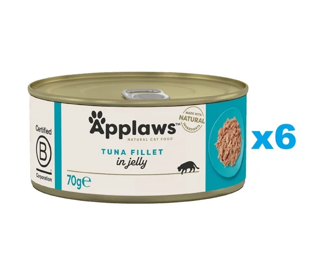 APPLAWS Cat Adult Jelly Tuňák v želé 6x70g
