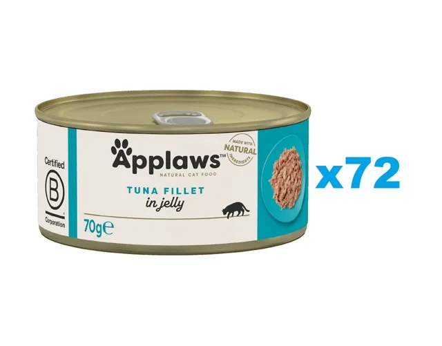 APPLAWS Cat Adult Jelly Tuňák v želé 72x70g
