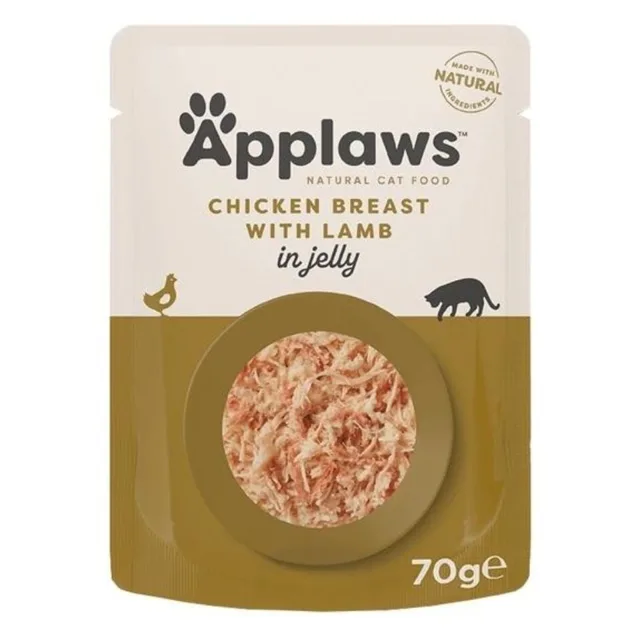 APPLAWS Cat Jelly kuře prsa &amp; jehněčí 70 g