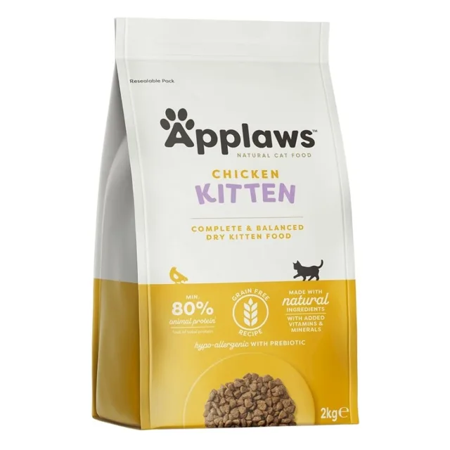 APPLAWS Cat Kitten Chicken 2 kg bezobilné krmivo s kuřecím masem pro koťata