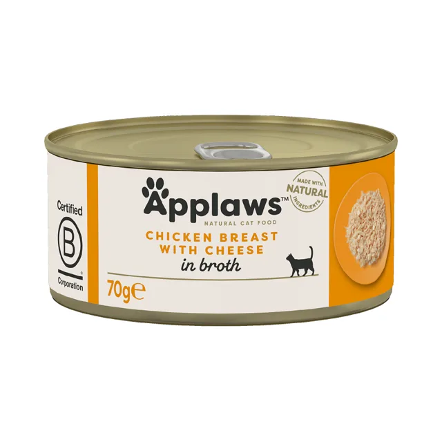 APPLAWS Cat konzerva kuřecí prsa a sýr 70 g