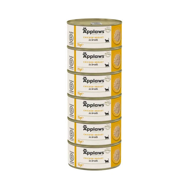 Applaws Cat Kuřecí prsa konzerva 6x70 g