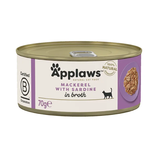 APPLAWS Cat makrela a sardinky 70g