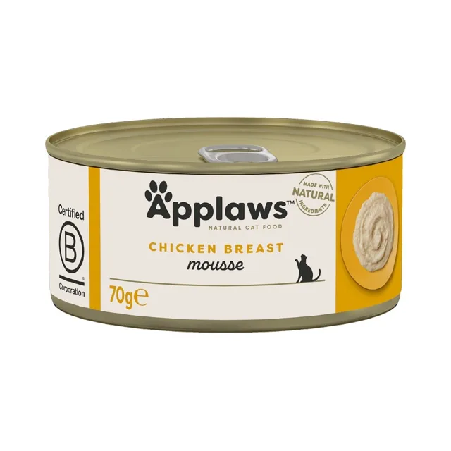 APPLAWS Cat Mousse Tin Kuře 70g
