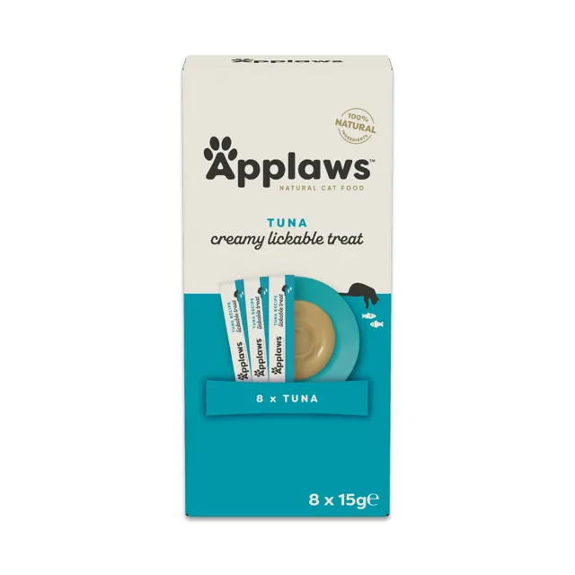 APPLAWS Cat Multipak pamlsků s příchutí tuňáka k olizování pro kočky 32x15g
