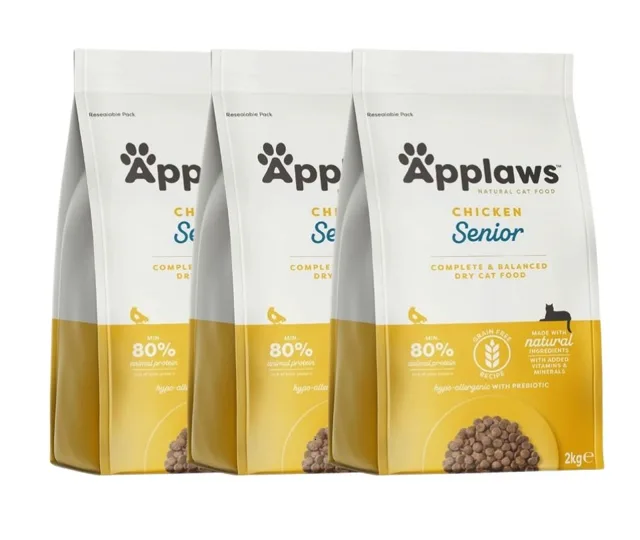 APPLAWS Cat Senior Chicken 6 kg (3x2 kg)