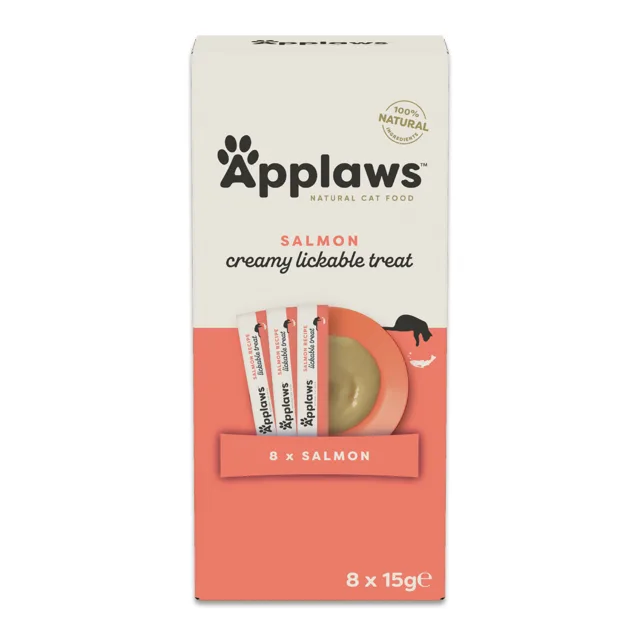 Applaws Creamy Treat 8 x 15 g - losos