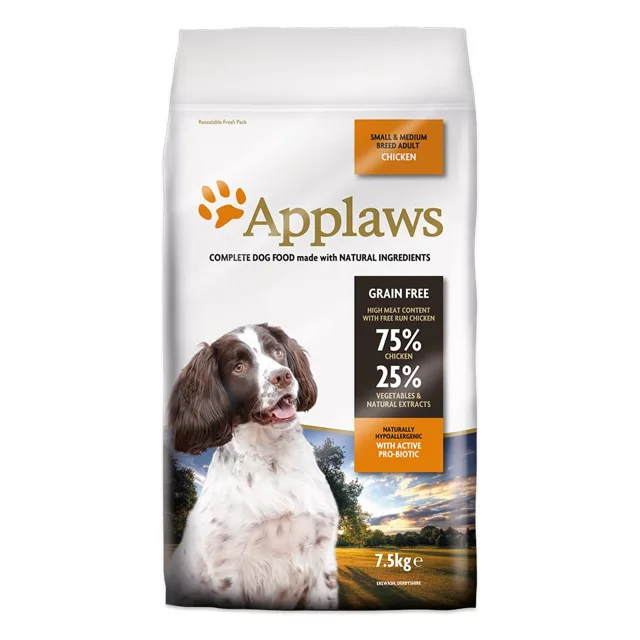 APPLAWS Dog Adult Small &amp; Medium Breed Chicken 7,5 kg