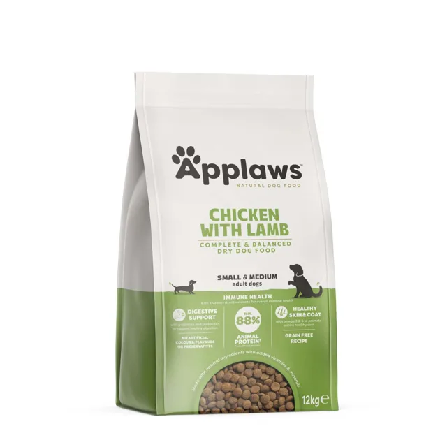 Applaws Dog Adult Small & Medium Breed Chicken & Lamb - 12 kg