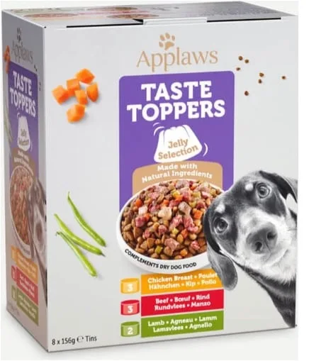 APPLAWS Dog Tin 8x156g Jelly Multipack