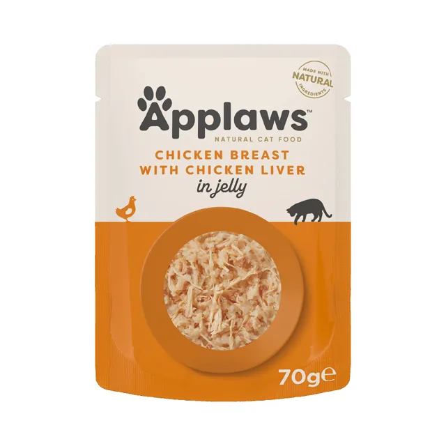 APPLAWS Kapsička pro kočky 70 g Kuřecí a játra